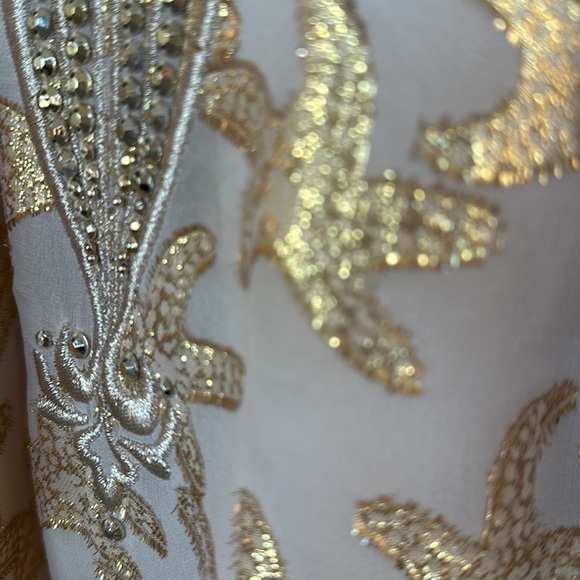 Lilly Pulitzer gold metallic dress size XXS. - Picture 8 of 9